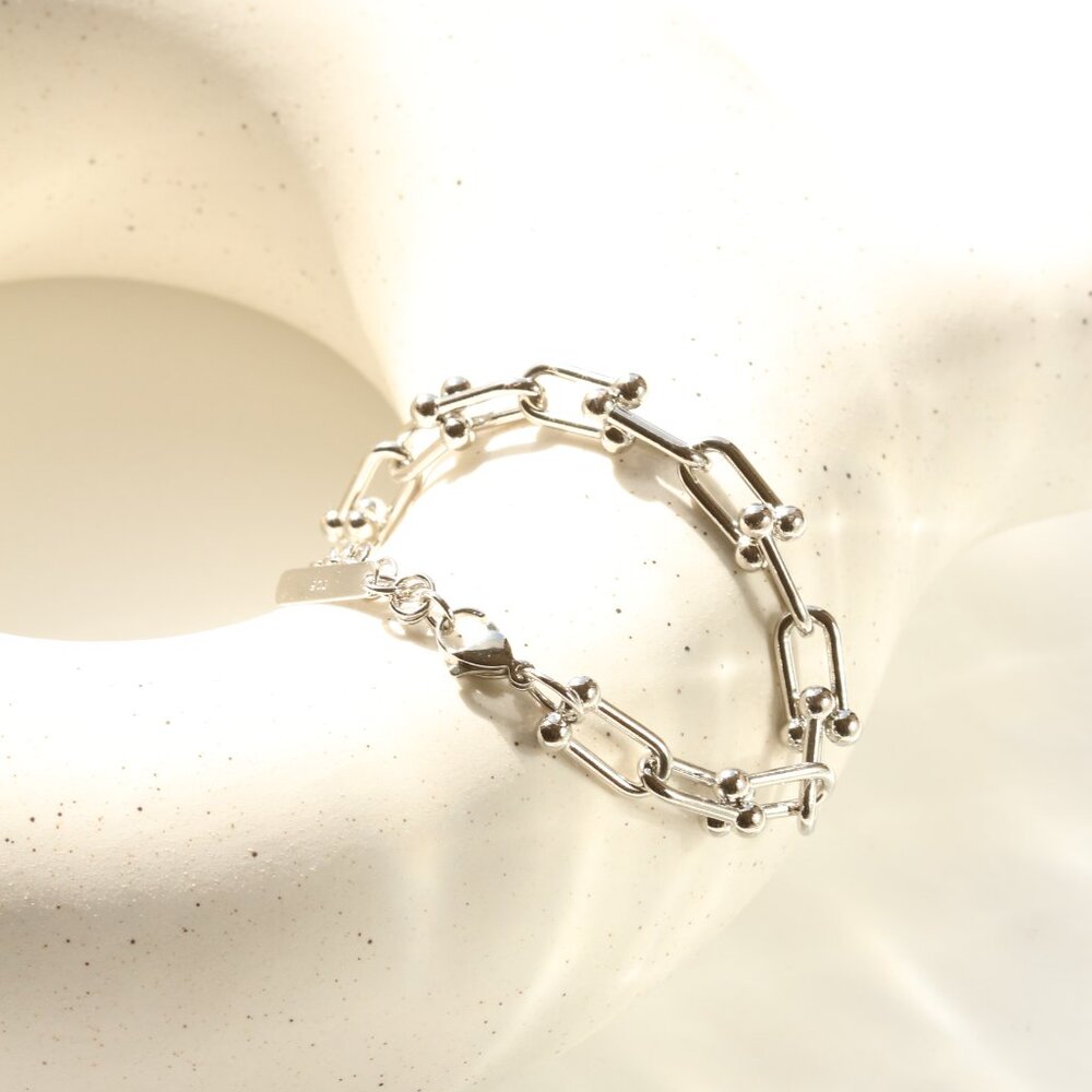 Anthropologie Silver Link Bracelet